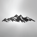 Mountain Ridge - Steel Sign