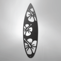 Surf Board Flowers - Steel Sign