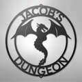 Dragon Ring Monogram - Steel Sign