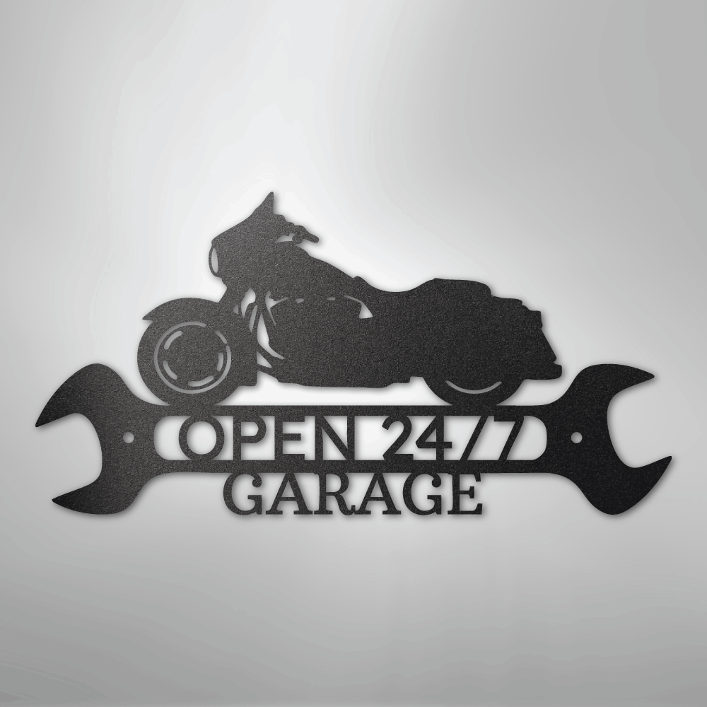 Street Glide Shop Monogram - Steel Sign