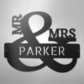 Couples Monogram - Steel Sign