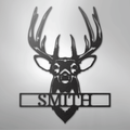 Buck Mount Monogram - Steel Sign