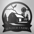 Barn House Monogram - Steel Sign