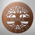 Elaborate Tree Of Life - Steel Sign