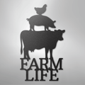 Farm Life Animals - Steel Sign