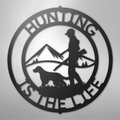 The Hunter Monogram - Steel sign