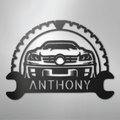 Classic Car Monogram - Steel Sign