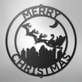 Santas Delivery Monogram - Steel Sign