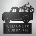 Country Truck Monogram - Steel Sign