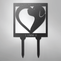 Dog Love Stake - Steel Sign