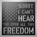 All This Freedom- Steel Sign