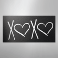 XOXO - Steel sign
