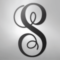 Fancy Initial Monogram - Steel Sign