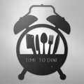 Food Time Monogram - Steel Sign