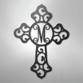 Initial Cross Monogram - Steel Sign