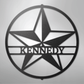 Star Monogram - Steel Sign