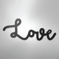 Love Script - Steel Sign