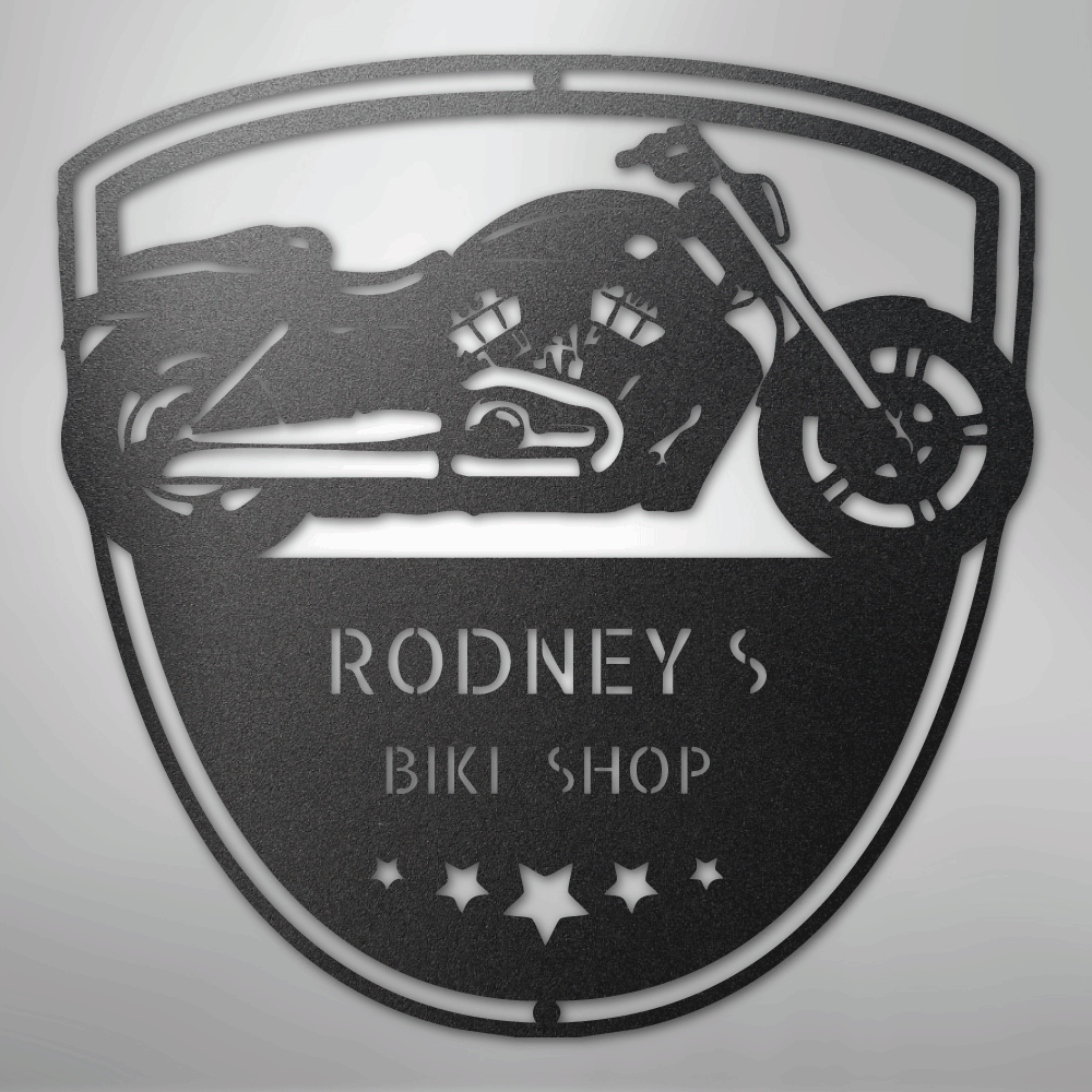 You Get Old When You Stop Riding Monogram - Steel Sign