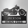 Moto Shop Monogram - Steel Sign