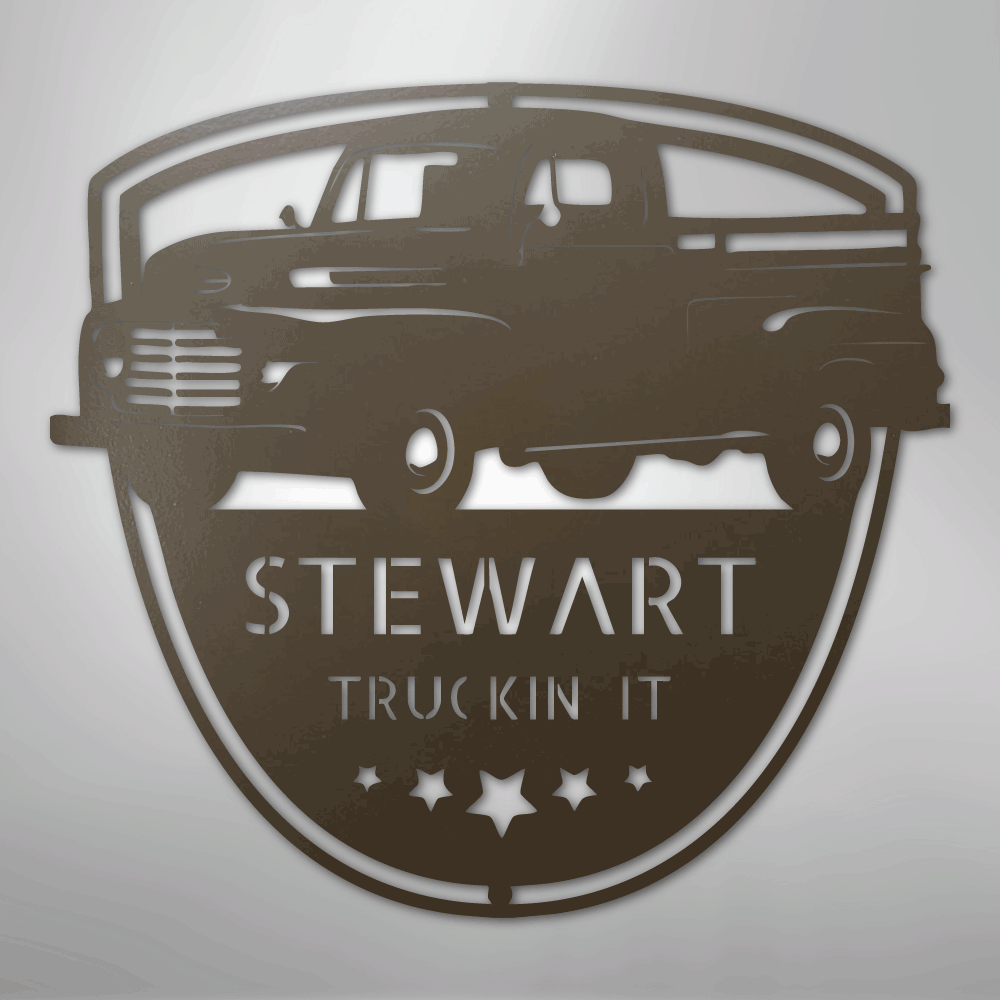 Classic Ford 150 Monogram - Steel Sign