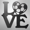 Soccer Love - Steel Sign