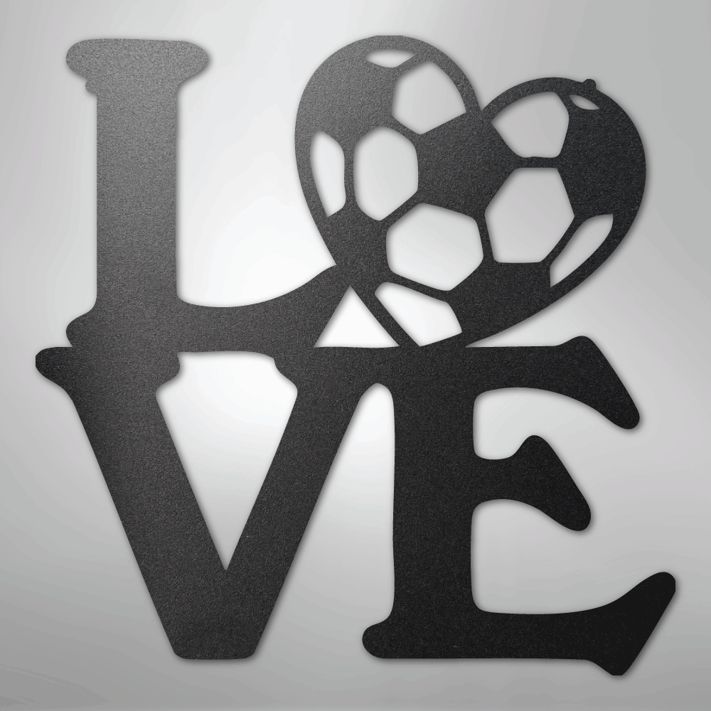 Soccer Love - Steel Sign