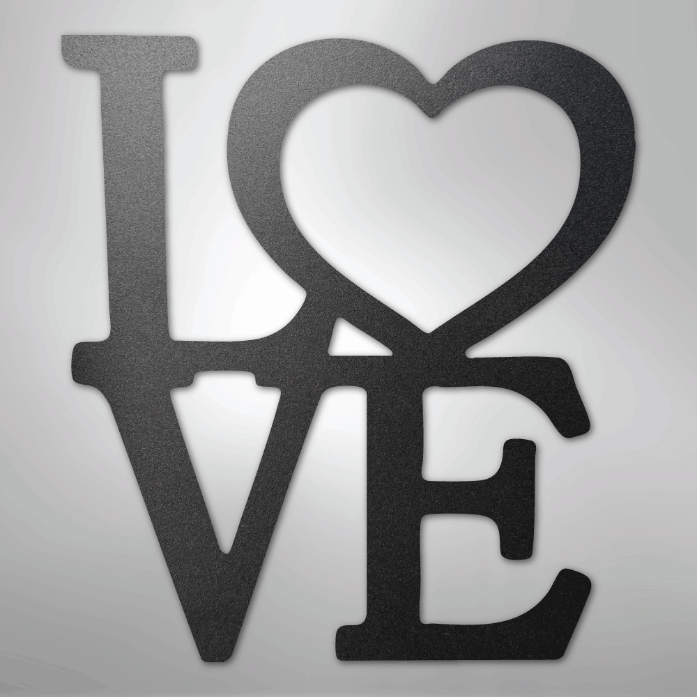 Classic Love - Steel Sign