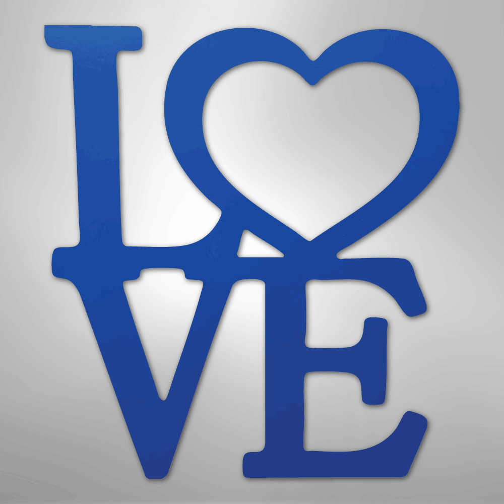 Classic Love - Steel Sign