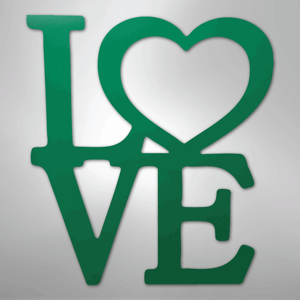 Classic Love - Steel Sign