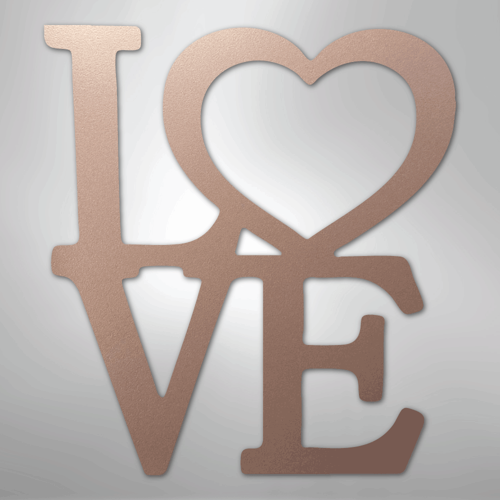 Classic Love - Steel Sign