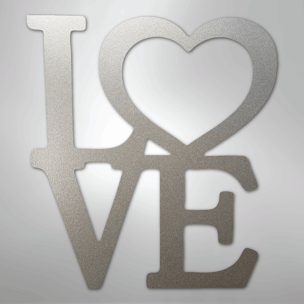 Classic Love - Steel Sign