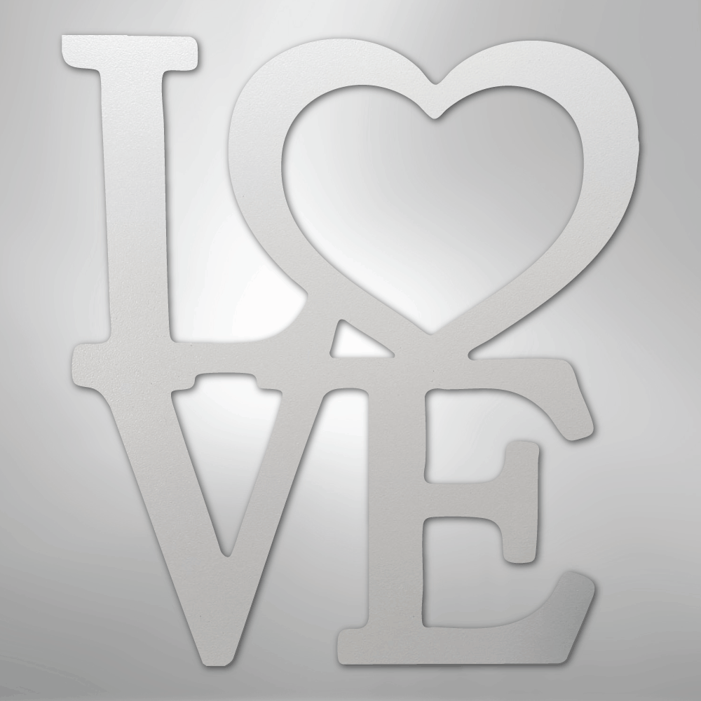 Classic Love - Steel Sign