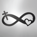 Lords Infinite Love - Steel Sign