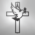 Peaceful Dove - Steel Sign