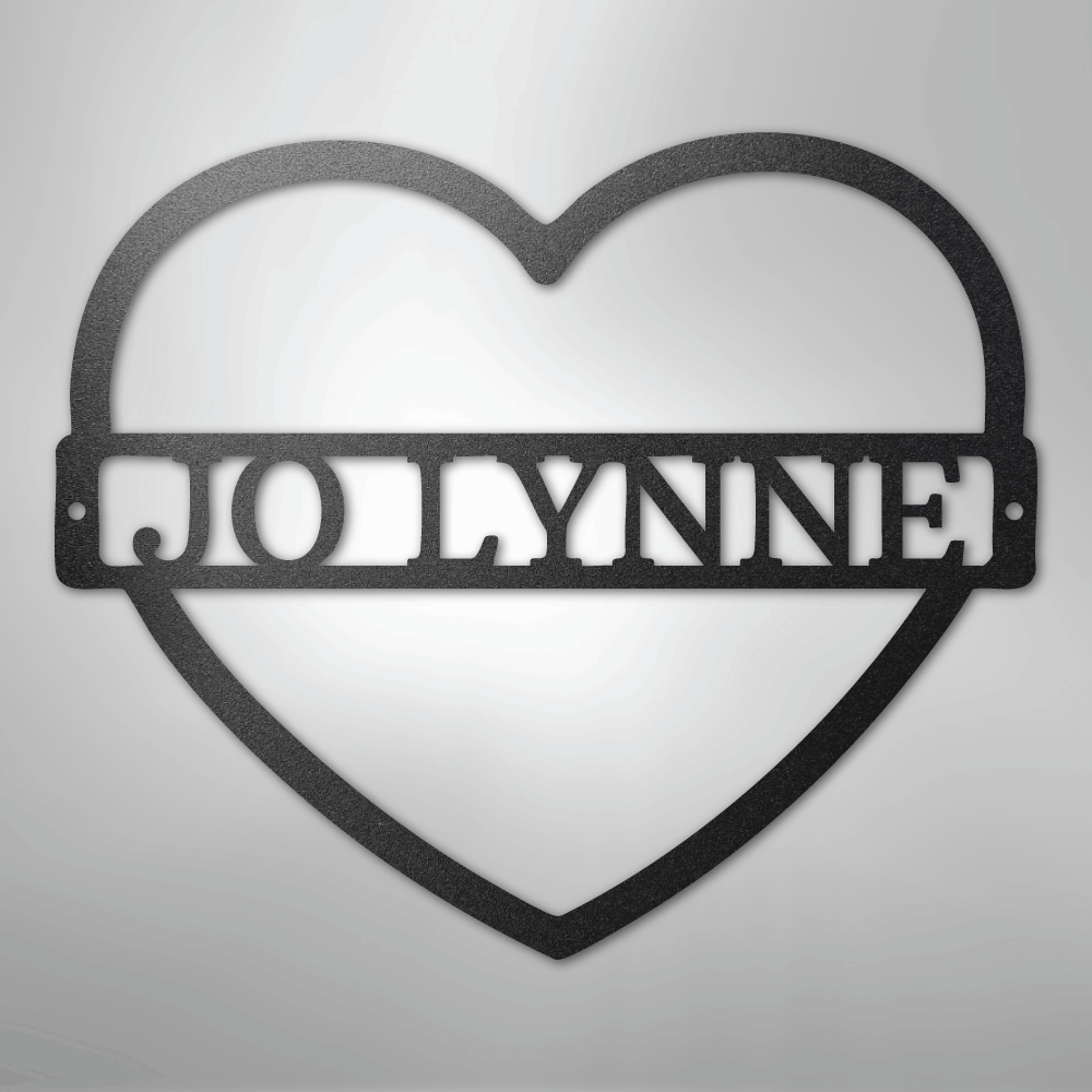 Mother's Love Monogram - Steel Sign