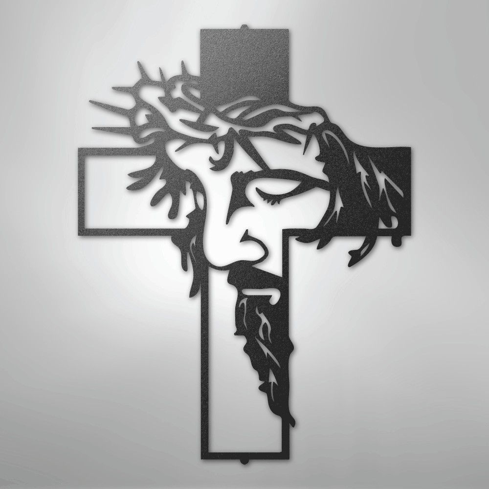 Christ Cross - Steel Sign