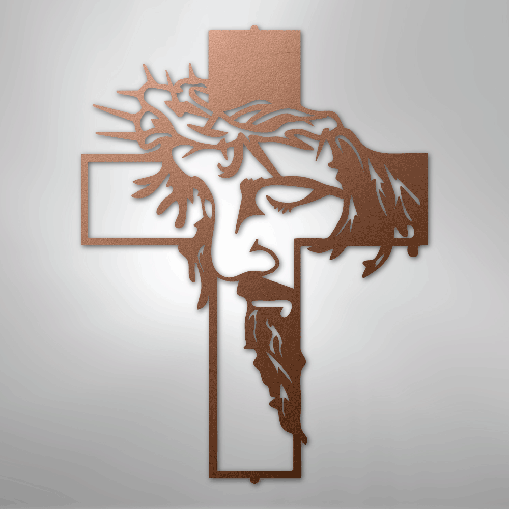 Christ Cross - Steel Sign