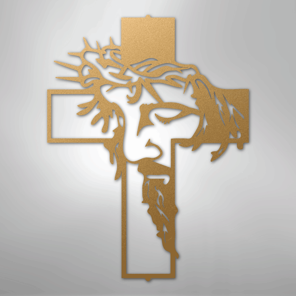 Christ Cross - Steel Sign