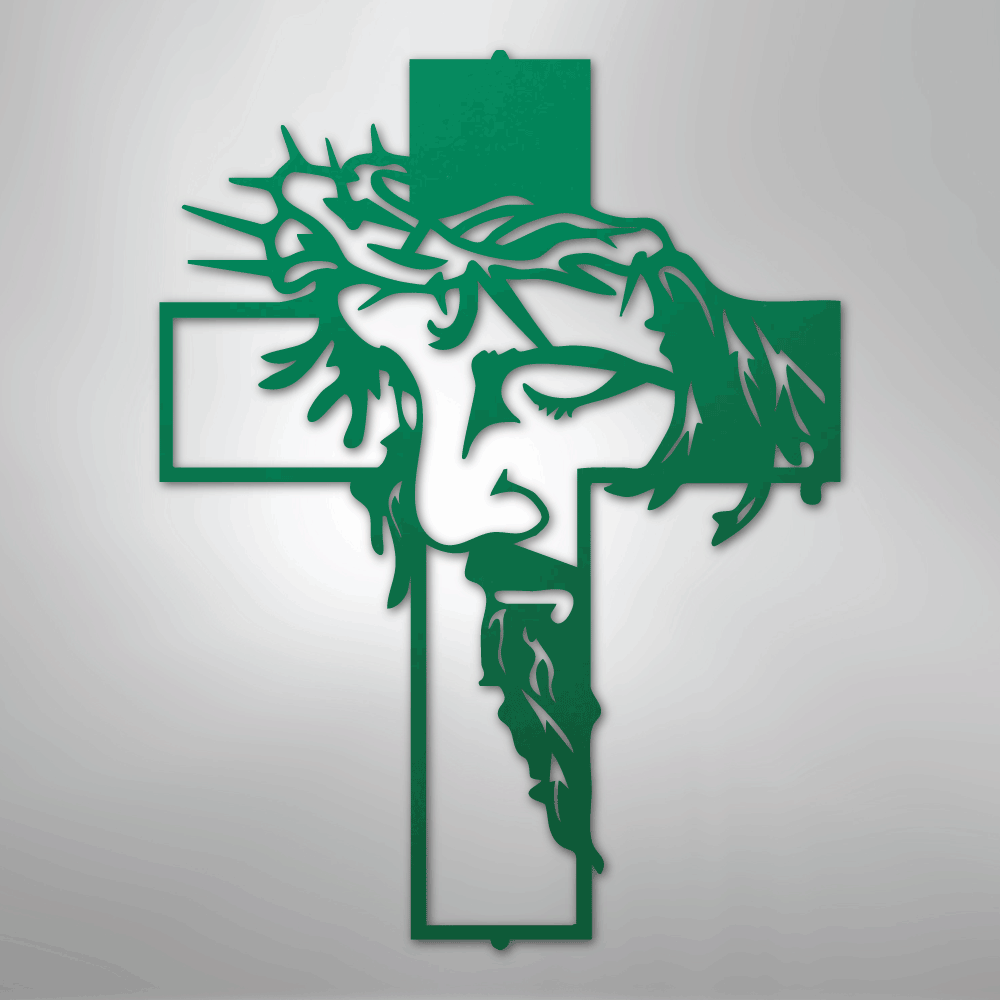 Christ Cross - Steel Sign