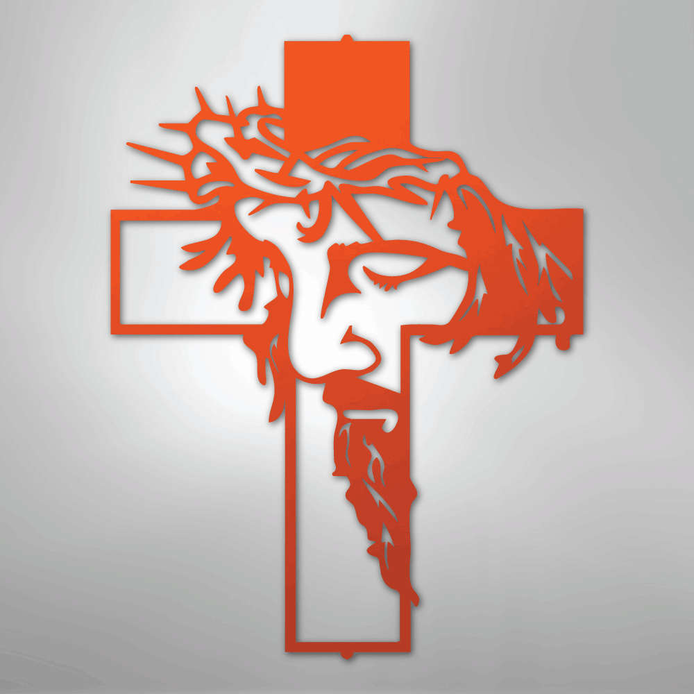 Christ Cross - Steel Sign