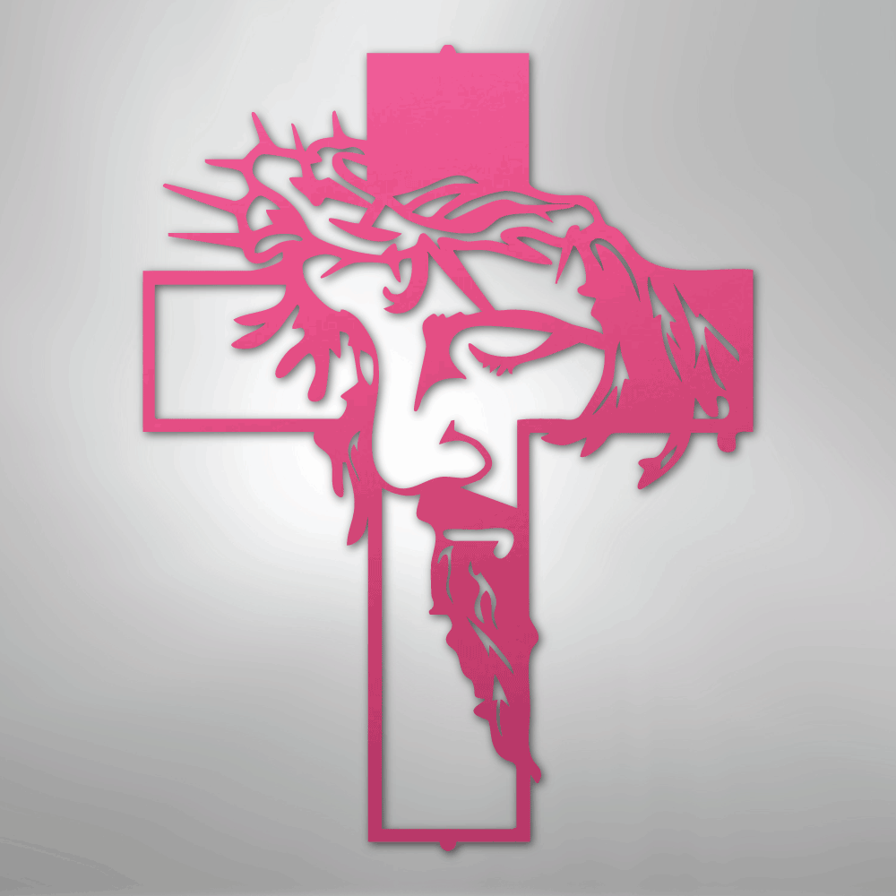 Christ Cross - Steel Sign