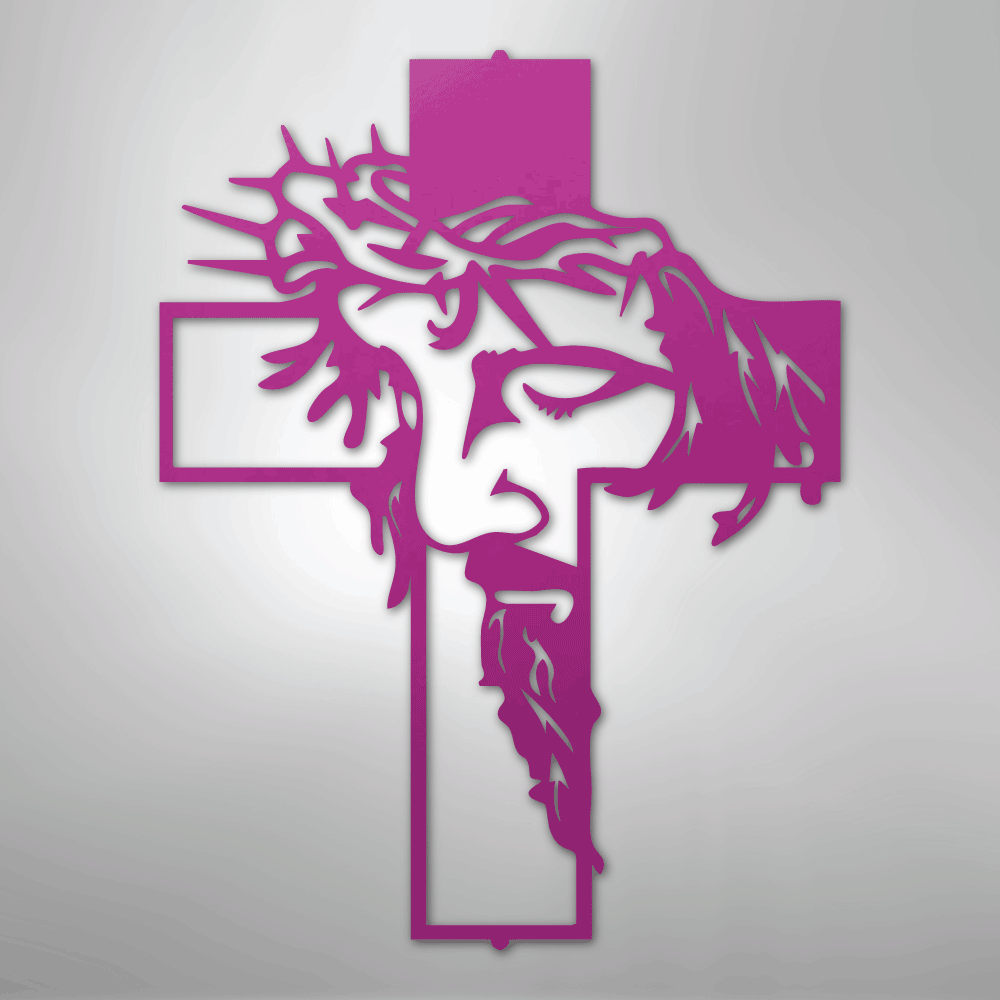 Christ Cross - Steel Sign