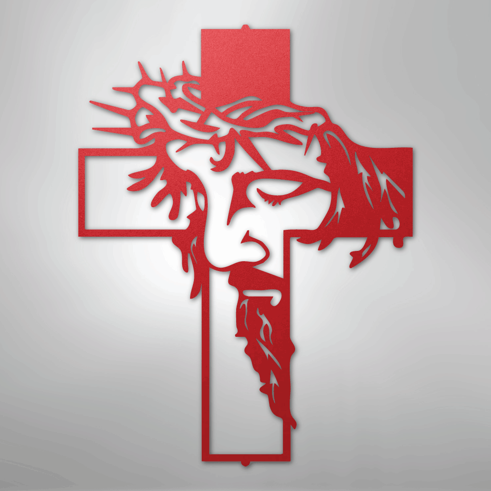 Christ Cross - Steel Sign
