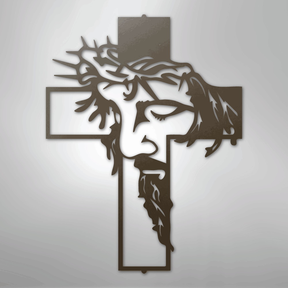 Christ Cross - Steel Sign