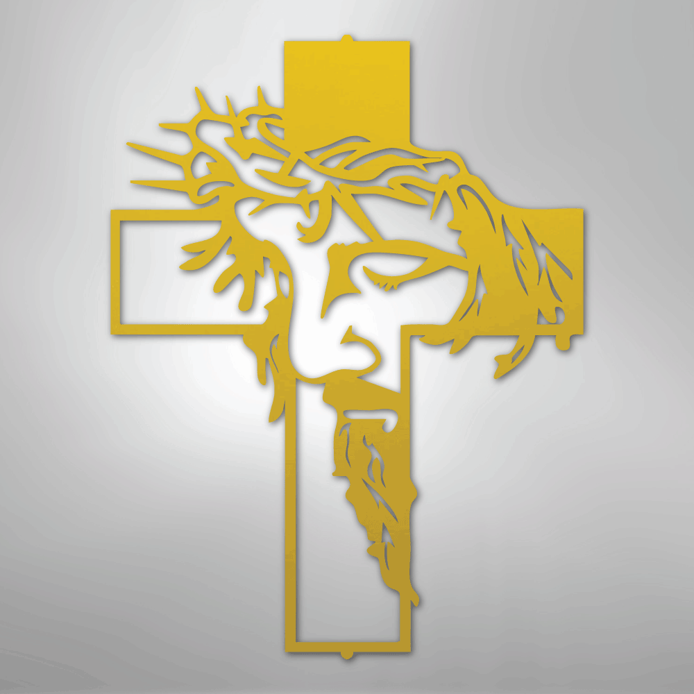 Christ Cross - Steel Sign