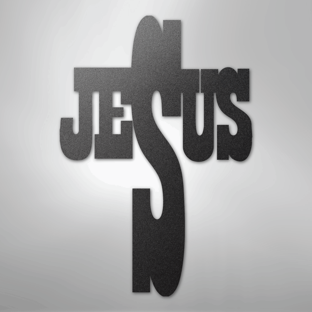 Jesus Cross - Steel Sign