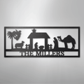 Nativity Monogram - Steel Sign