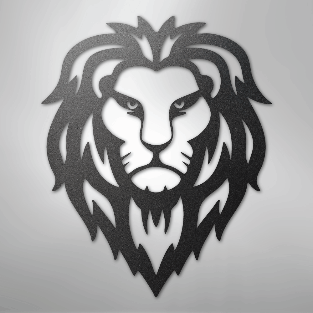 Lion Head - Steel Sign