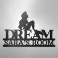 Mermaid Dreams Monogram - Steel Sign