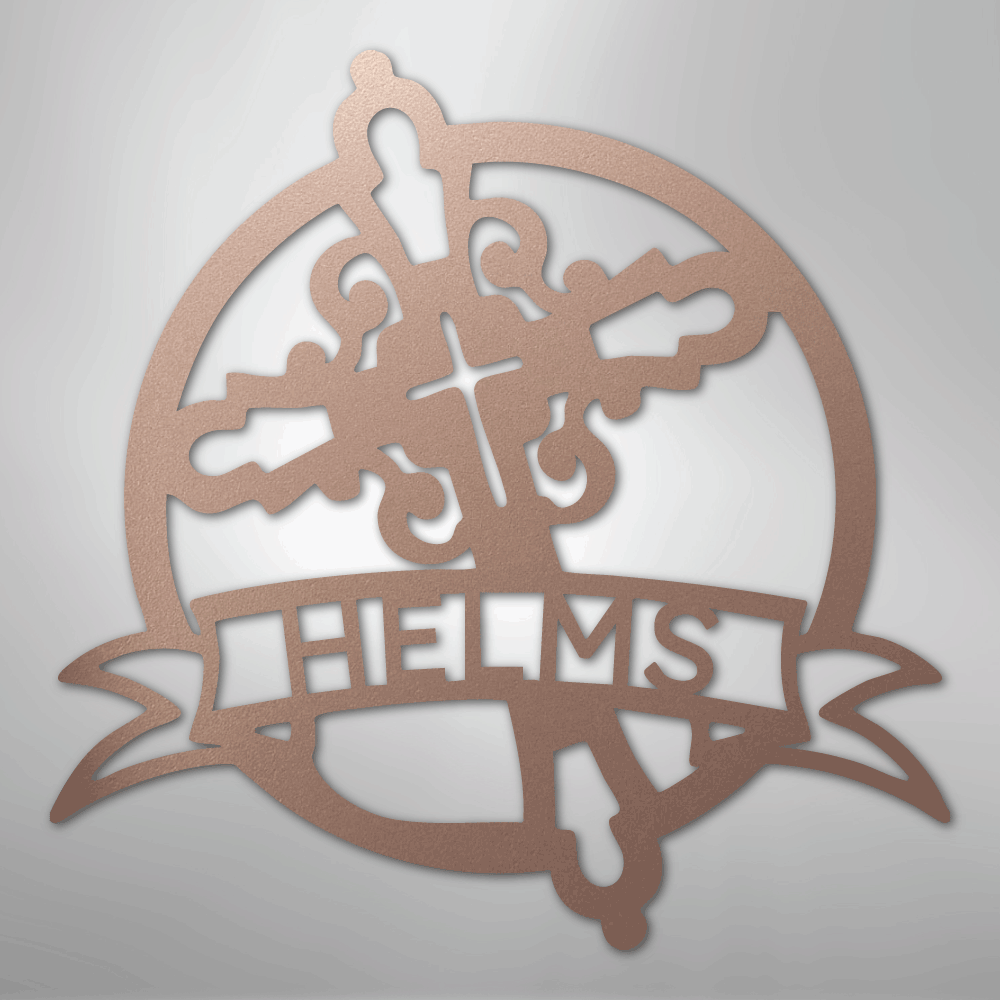 Catholic Monogram - Steel Sign